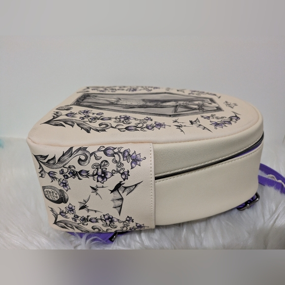 Loungefly Disney Nightmare Before Christmas Jack Sally Coffin Mini Backpack New! - Picture 11 of 13